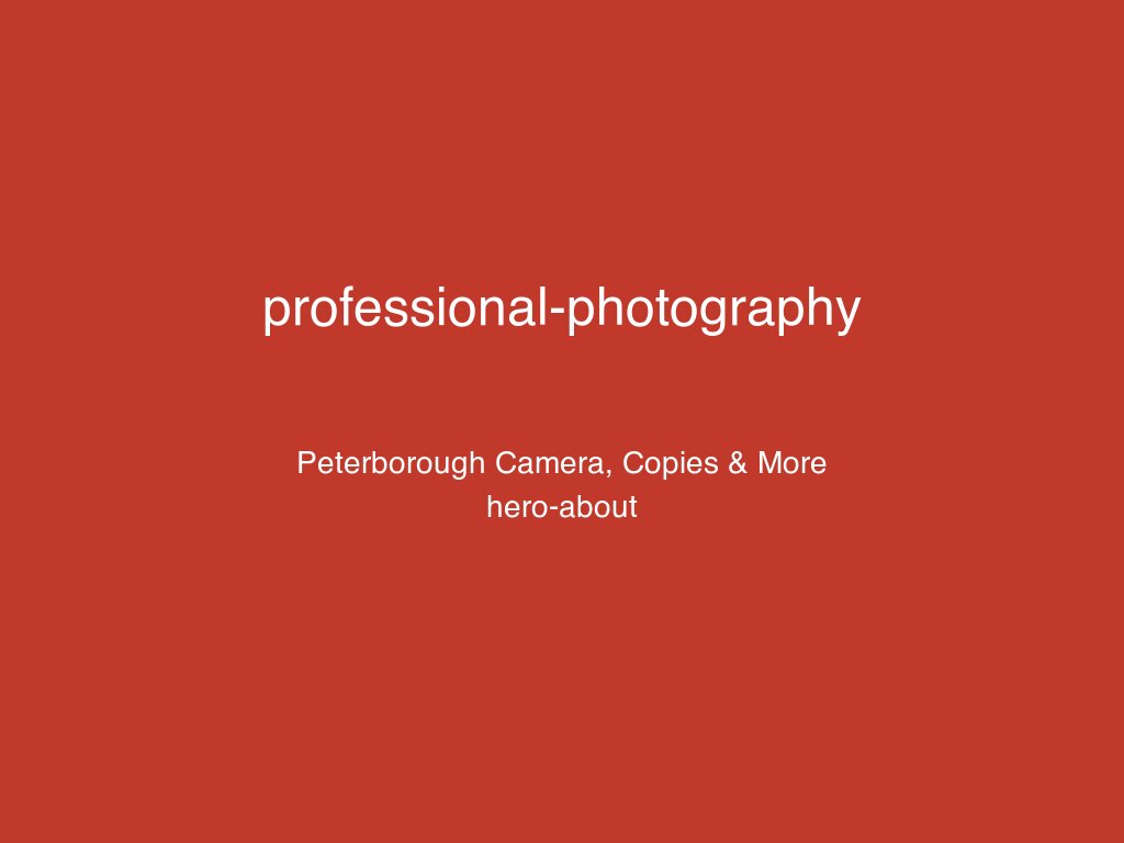 Professional photography studio environment